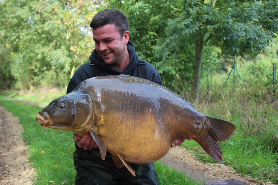 The 43 at 60lb 8oz from The Alamo in October 2013