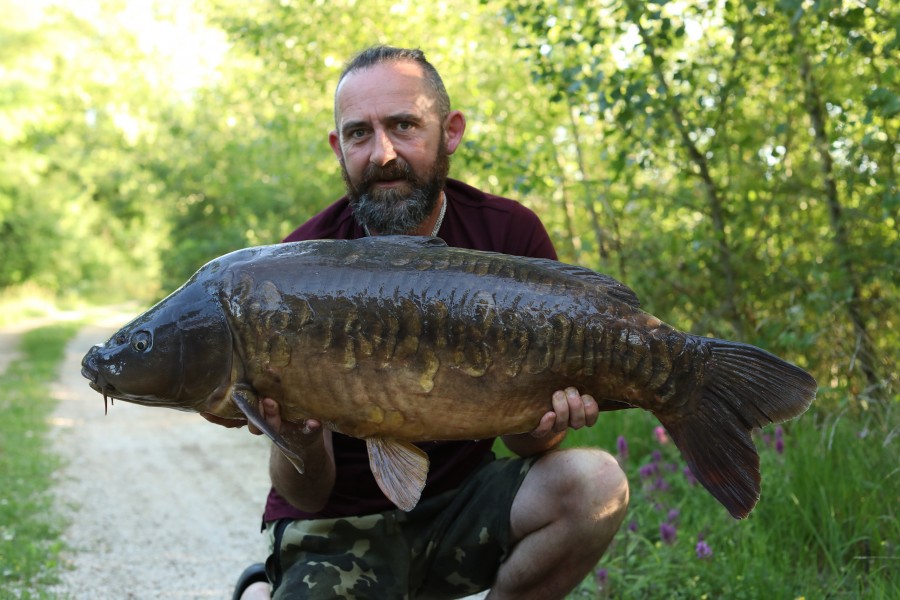 Chris Clarke, 39lb 12oz, Baxters Hole, 04/06/2022