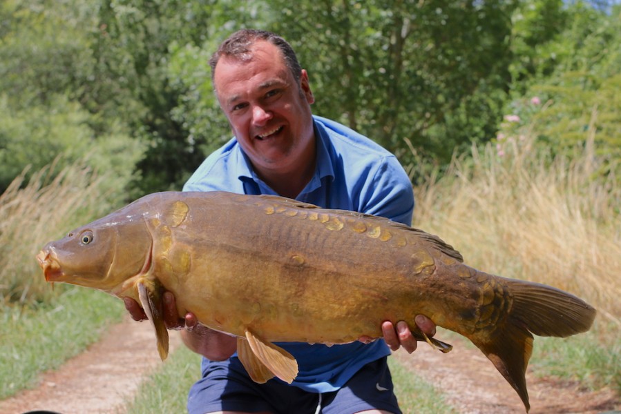 Jamie Woodman with Drop Scale at 24lb from The Stink 24.6.17