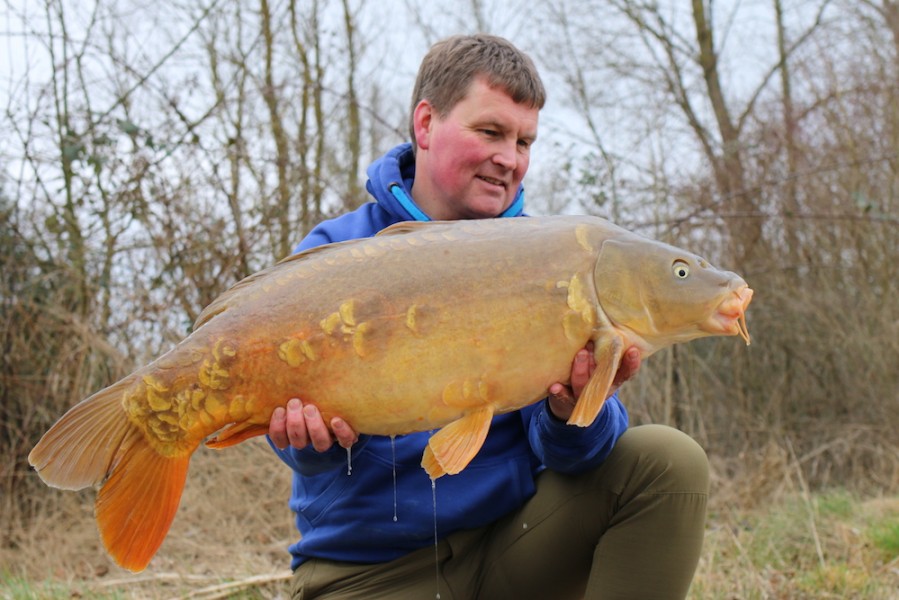 Andy Savage with Yorkie from Alcatraz at 28lb in Feb 2017
