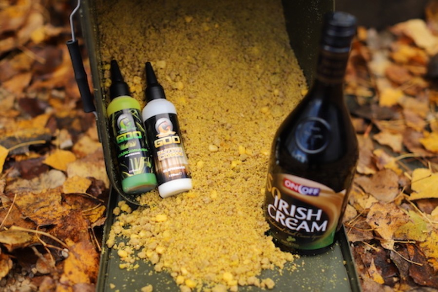 Crumbed boilie and liquids, high attract, but reduced volume of bait.