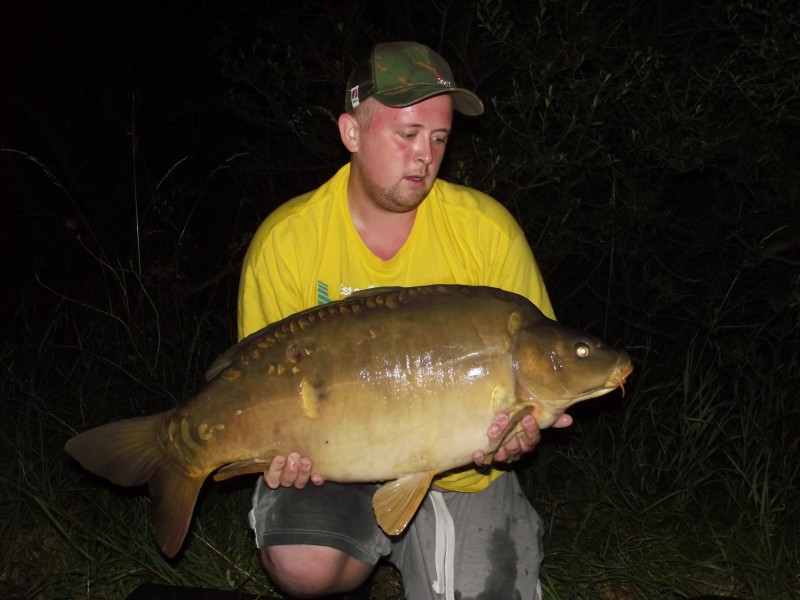 Dan and his first, short lived pb of 33lb