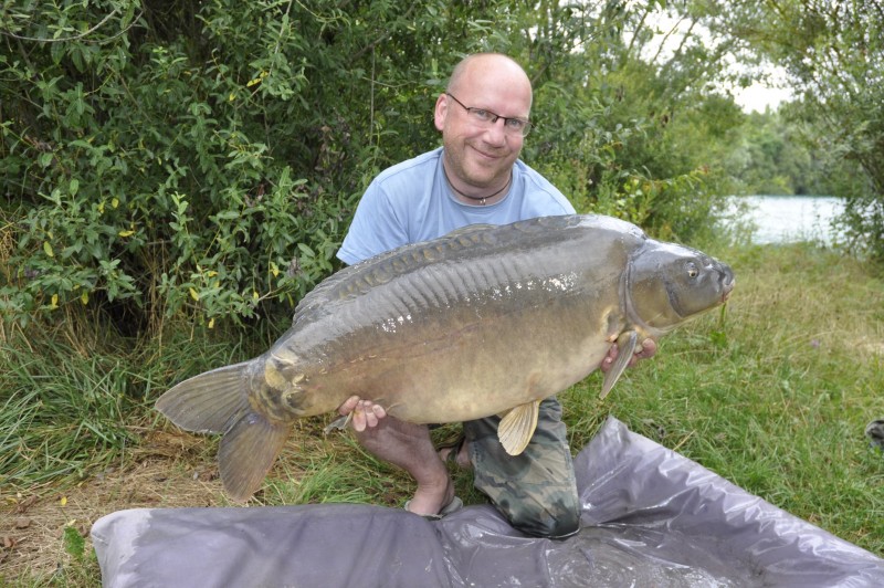 Steve with 'Pips'@53.08lb