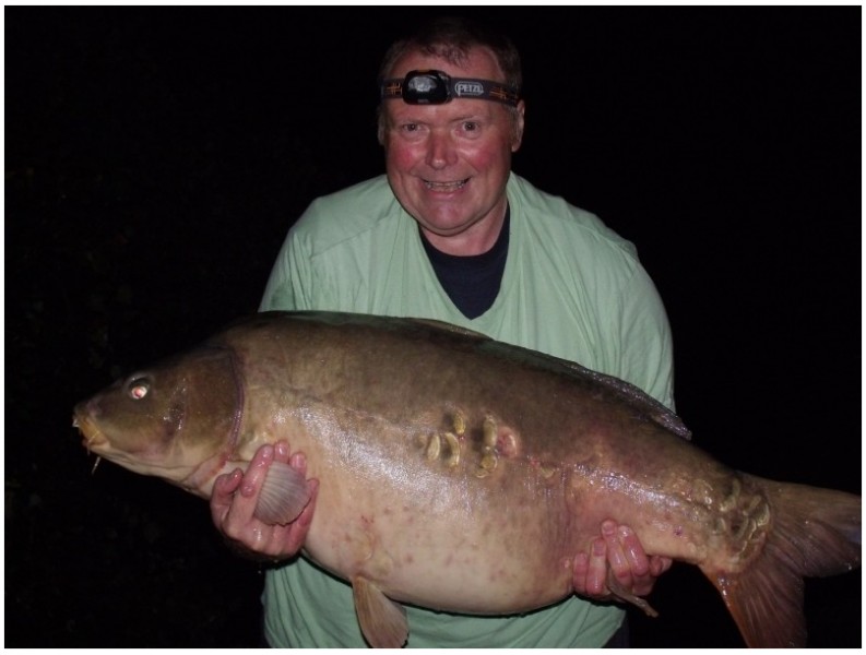 Mick with the impressive Cluster @ 62,05lb