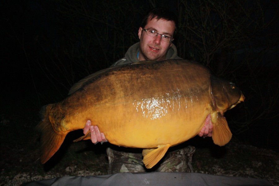 Rich with Shoulders at 48.08 caught on an 18ft black zig