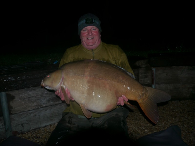 Nigel with the second part of his brace "the weld" at 52lb+