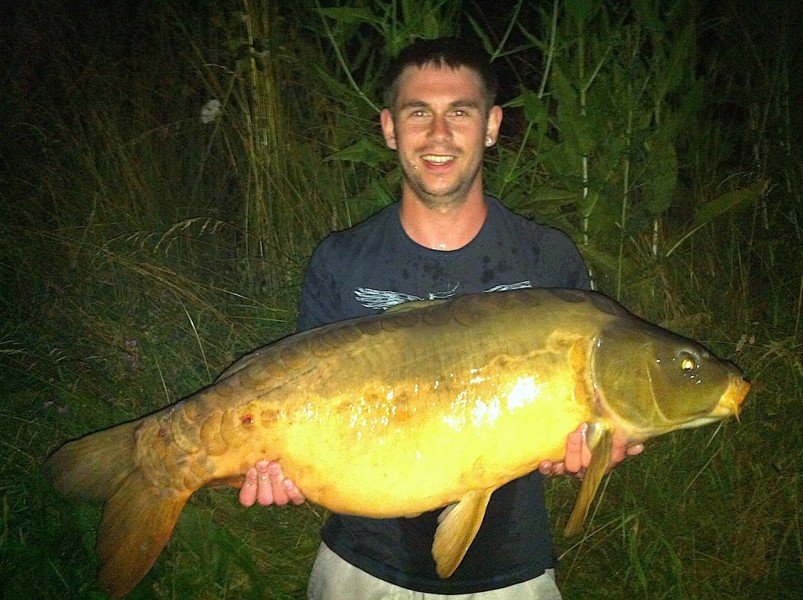 Andy with a 34lb mirror