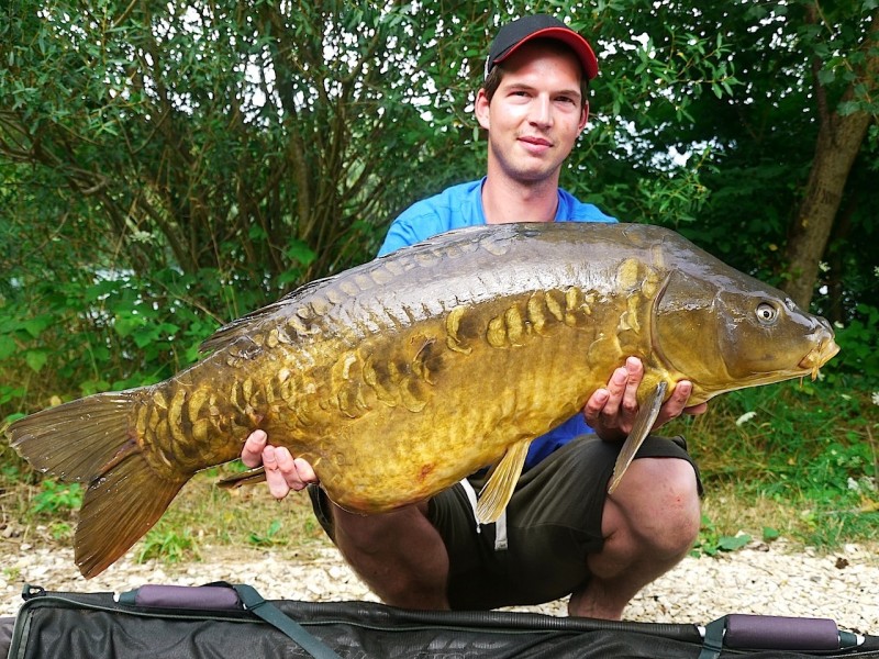 Tran with "white Lines" 41.08lb July 2013