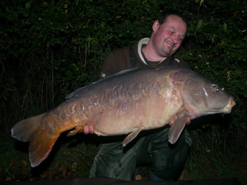 Dean with a scaly beast 43.12lb