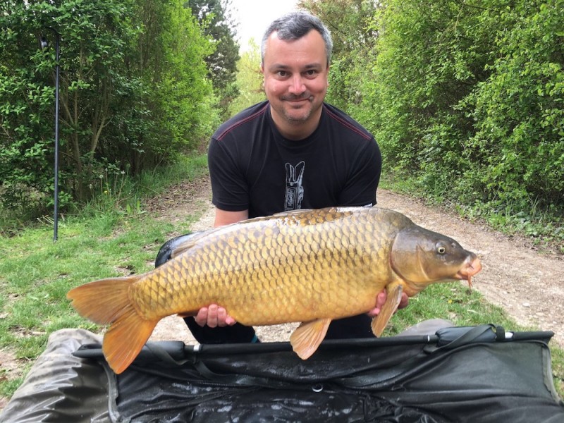 Mark White with The Mosaic at 31lb 8oz from Bobs' Beach 22.4.17