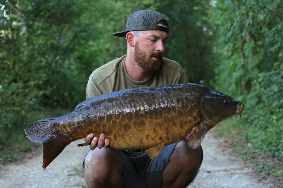 Deacon Olley with Wood Carving at 35lb 03.08.2019