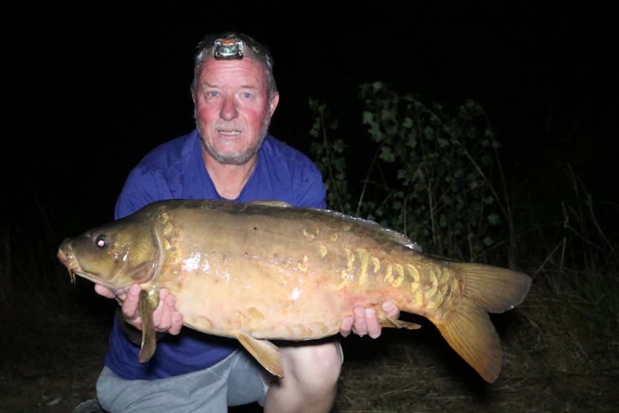 Barry yeoman with Welton's at 24lb from Stock Pond 03.08.2019