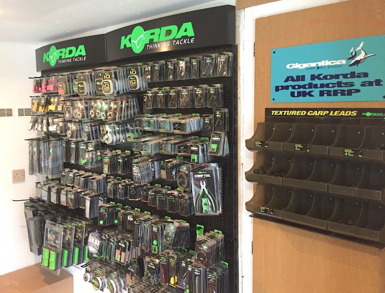 Your never short of any tackle when you arrive, a fully stocked shop has all you need!!.........