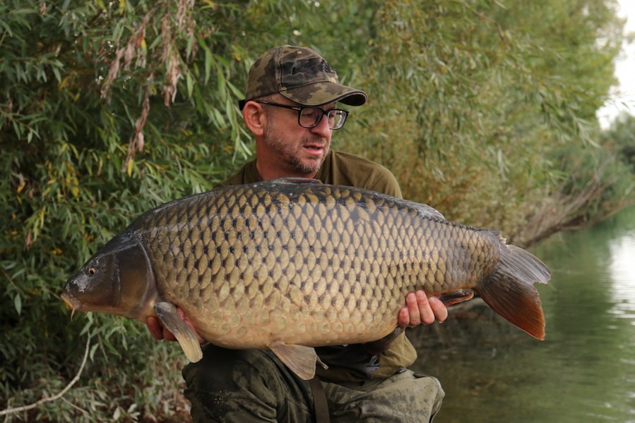 A fish named "Hollet" at 36lb was very welcome......
