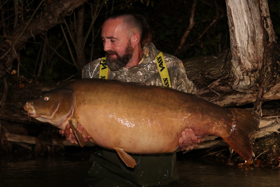 Chris with Spotty Leather 65lb 12oz