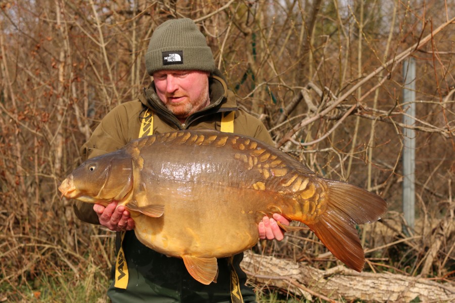 Steve With Bazza 26lb