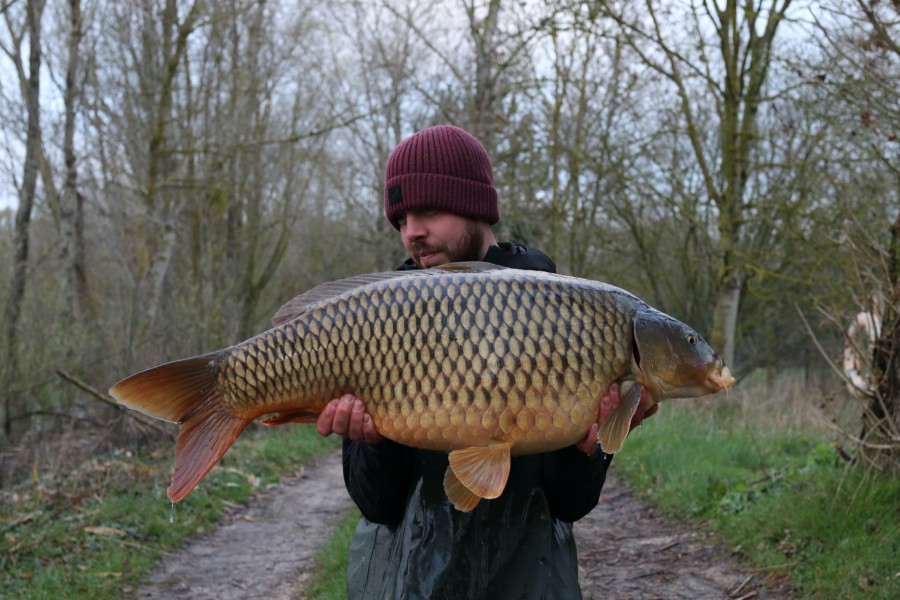 Josh with a 34lb Common