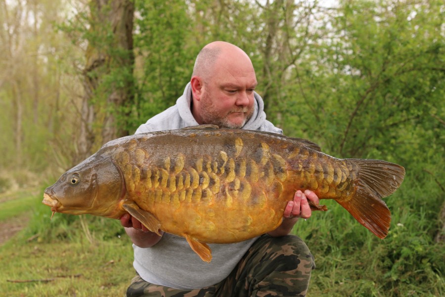 Dave With Little Plated at 40lb 4oz
