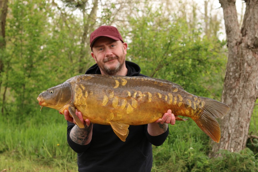 Danny with Twin Moon 23lb 14oz