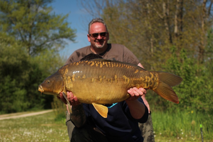 Ken with Tyson at 24lb 4oz