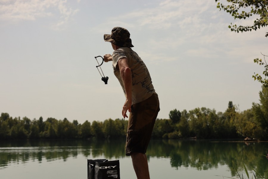 Baiting with a catapult....a forgotten art?