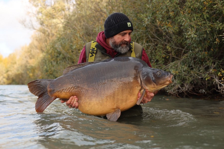 Chris with one of his target's.....The Target 73lb 12oz