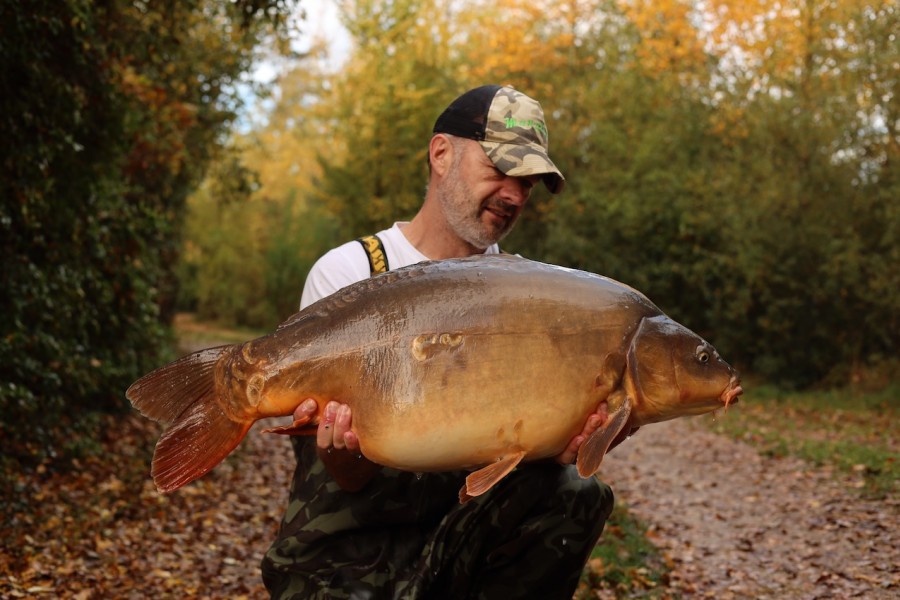 Andy in Traz with Columbus, 38lb