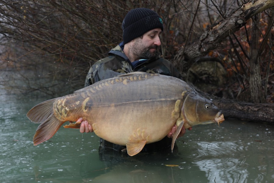 Last morning bite for Nathan in Big Southerly, Fluey 52lb 8oz