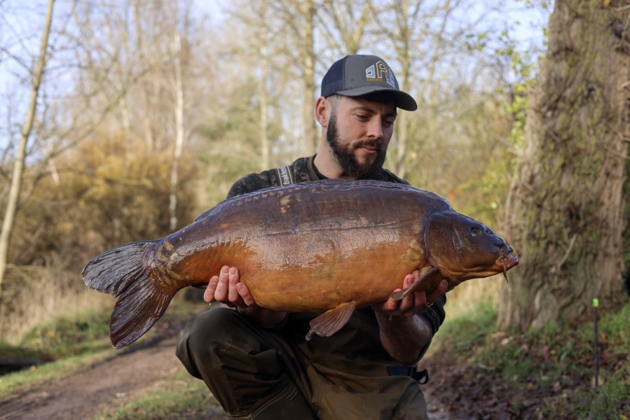 Luke with the rare Blind Side at 26lb
