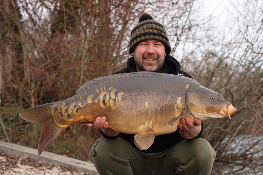 Dan with Pretty Little Ting at 28lb